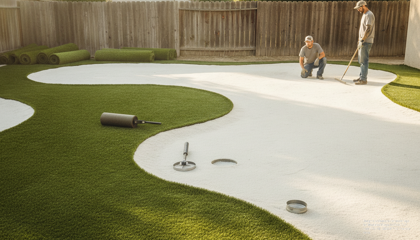 Putting Green Installation